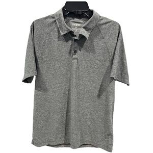 Rhone Men’s Gray Reign Performance Polo Large